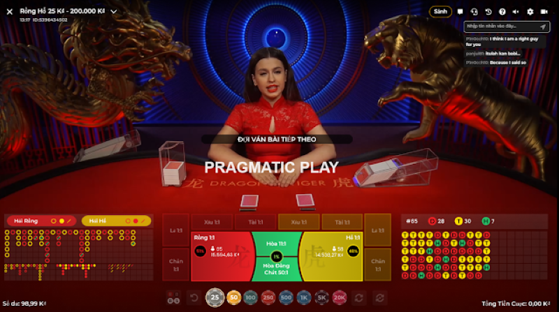 Các kèo cược phổ biến trong cá cược Dragon Tiger  